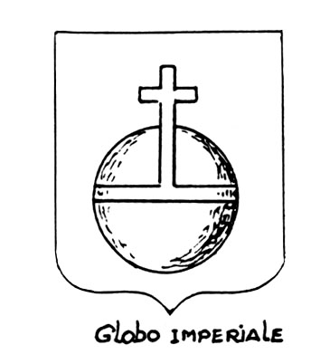 Imagem do termo heráldico: Globo imperiale